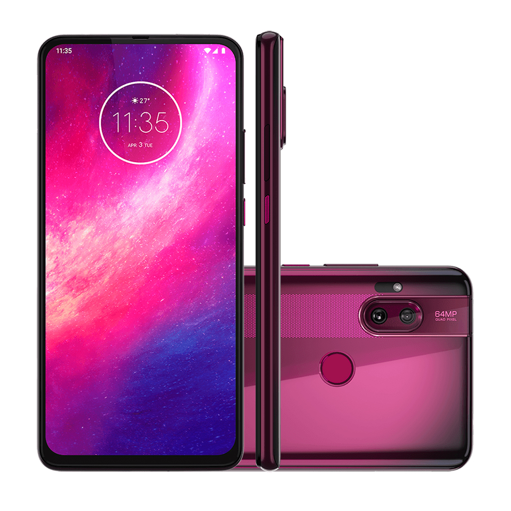 Motorola One Hyper 128GB 4GB Rosa Boreal Android